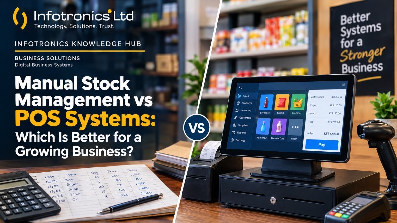 Manual Stock Management vs POS Systems: Which Is Better for a Growing Business?