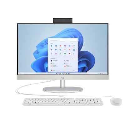 HP All-in-One 24-cr0315nh PC, Intel Core i3 1315U, 8GB DDR4 3200, 512GB PCIe NVMe M.2 SSD-AIO Desktop