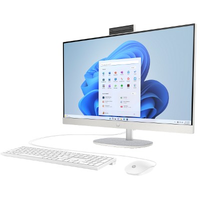 HP All-in-One 27-cr0155nh PC, Intel Core i7 1355U, 8GB DDR4 3200, 512GB PCIe NVMe M.2 SSD-AIO Desktop 4