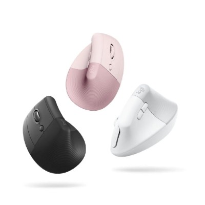 Logitech Lift Vertical Ergonomic Wireless and Bluetooth Mouse
