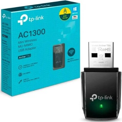 TP-Link AC1300 Mini Wireless MU-MIMO USB Adapter - TL-ARCHER T3U